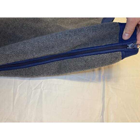 Vintage 90s Patagonia Gray Fleece Sweatpants Side Zipper Back Pocket Mens XL - Picture 8 of 12